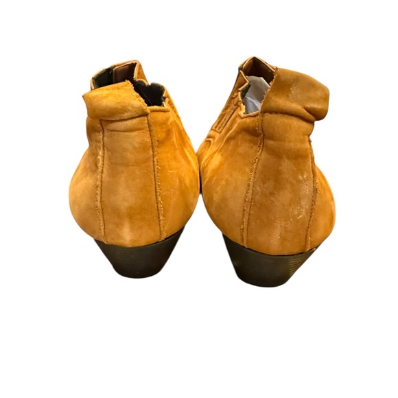 Maine Woods Women’s Vintage Tan Leather Cowboy Booties sz 10 - Picture 4 of 9